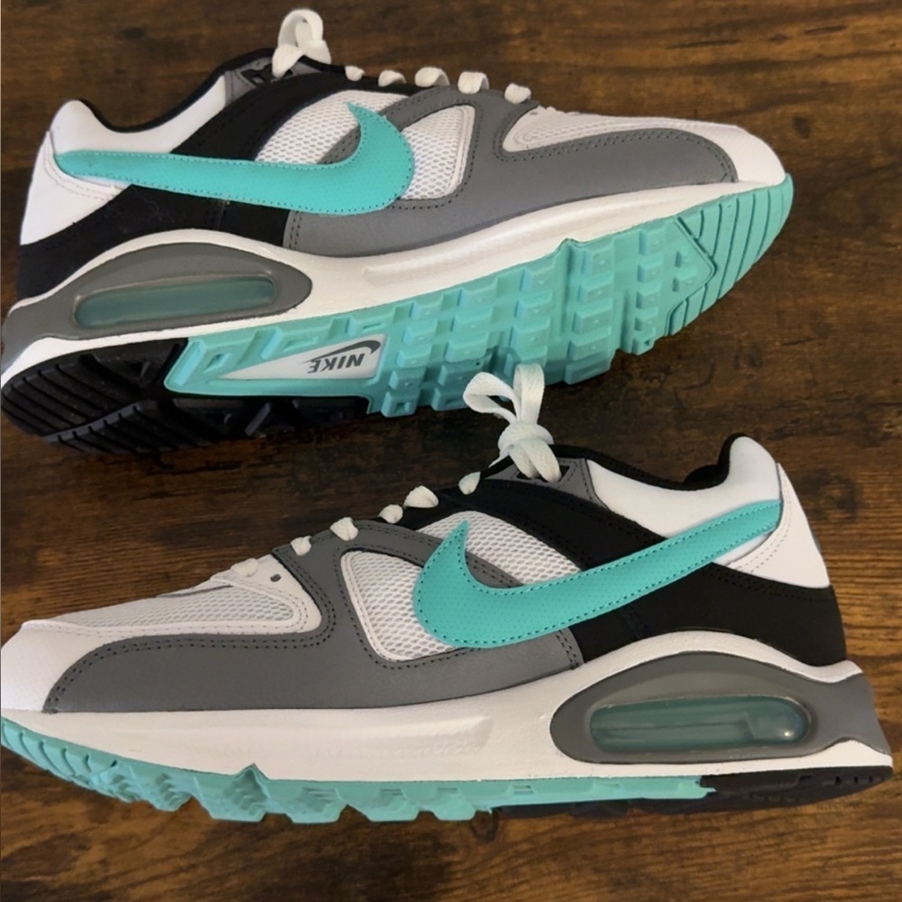 Nike Air Max Command Men’s 8 White Aurora Green Sneakers 629993-110 NEW - Picture 6 of 7